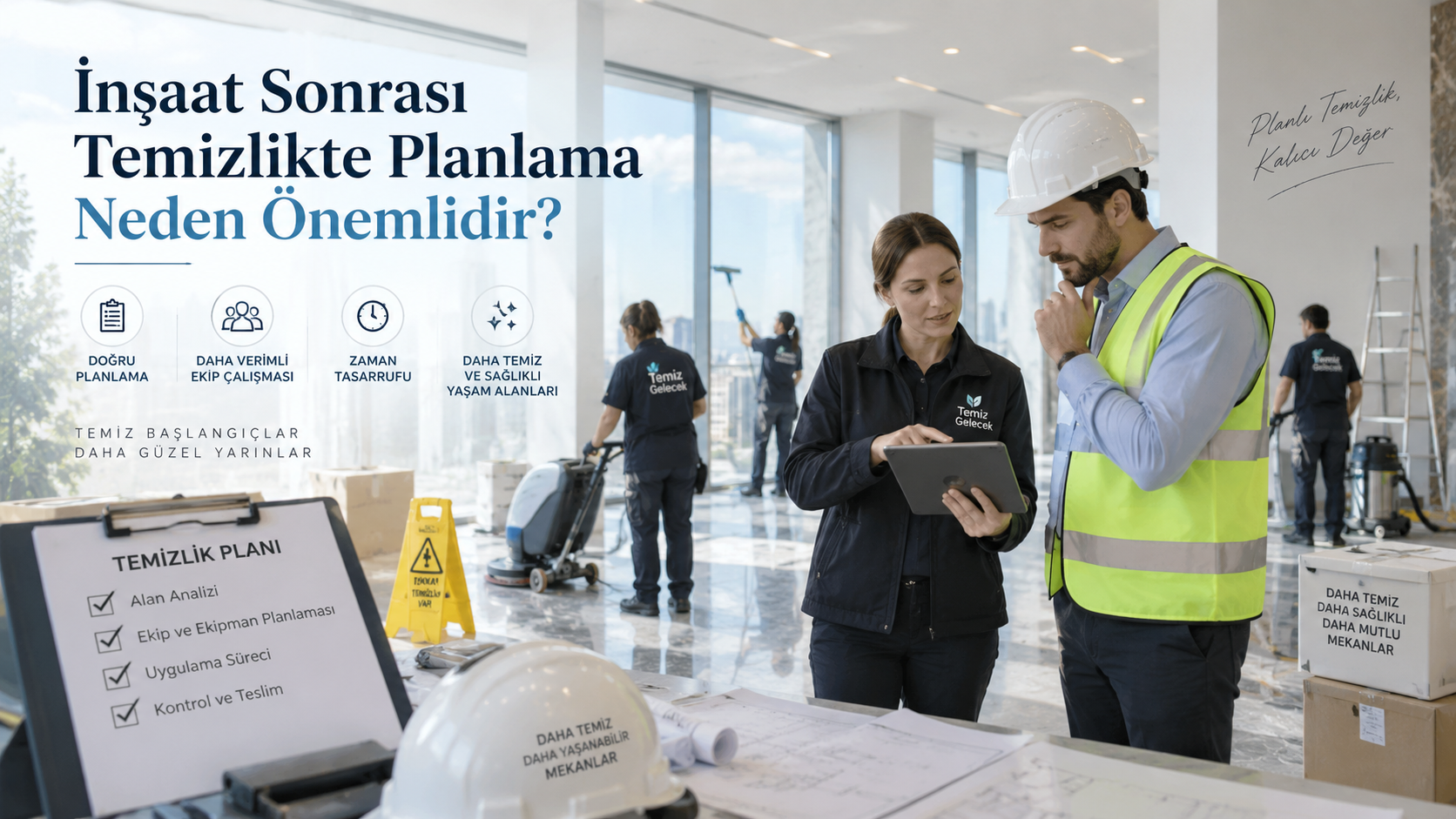 İnşaat Sonrası Temizlikte Planlama Neden Önemlidir?